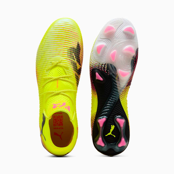 Chaussures de soccer à crampons pour terrain ferme FUTURE 8 ULTIMATE Homme, Yellow Alert-PUMA Black-Sun Struck, extralarge